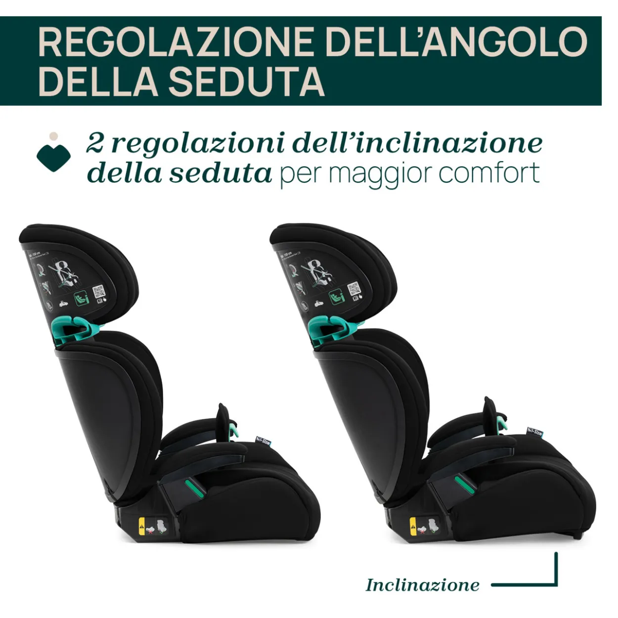 Seggiolino auto Quizy Lite i-Size (100-150 cm)