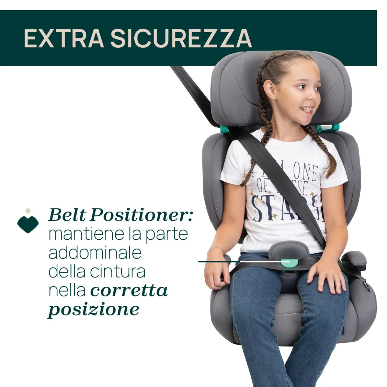 Seggiolino auto Quizy Lite i-Size (100-150 cm)