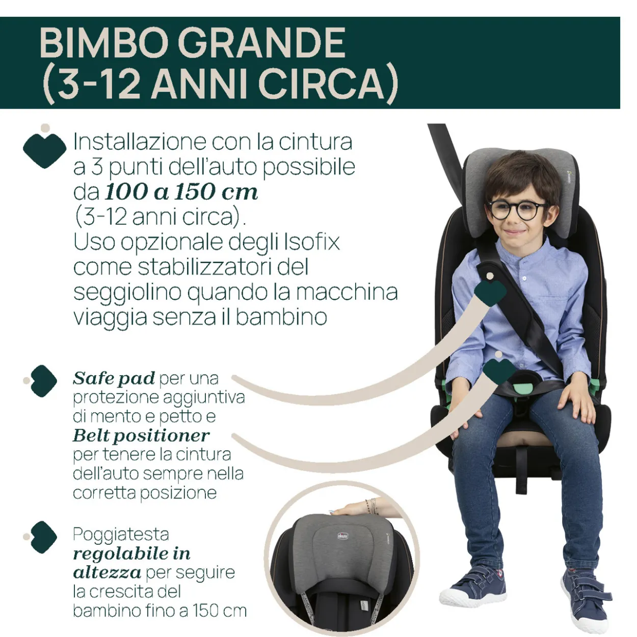 Seggiolino Auto Seat&Go i-Size (76-150 cm)