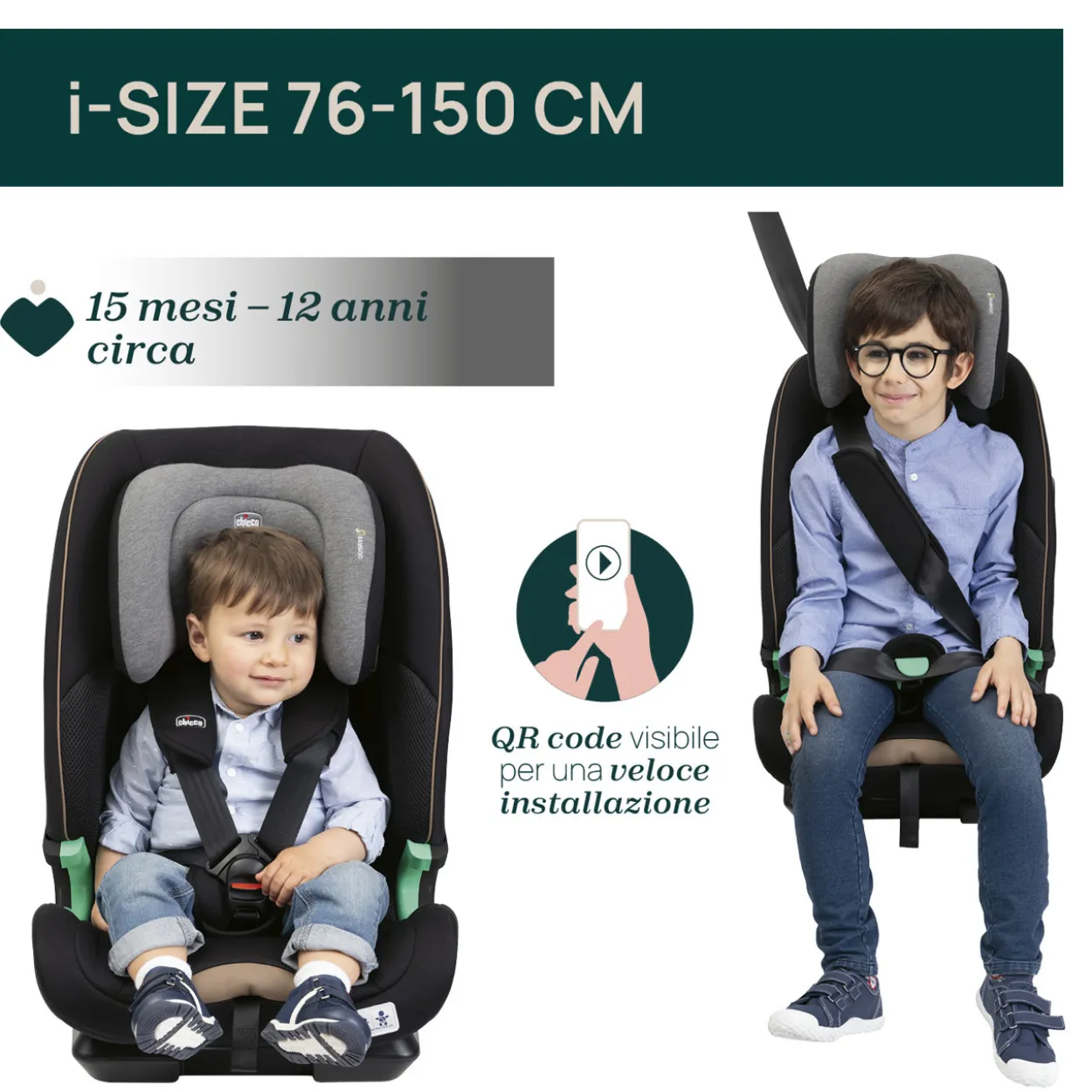 Seggiolino Auto Seat&Go i-Size (76-150 cm)