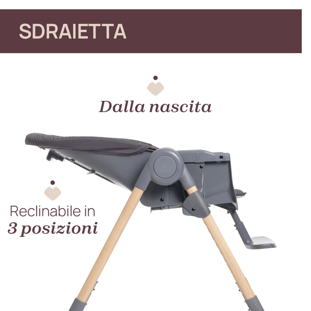 Seggiolone Polly Essential