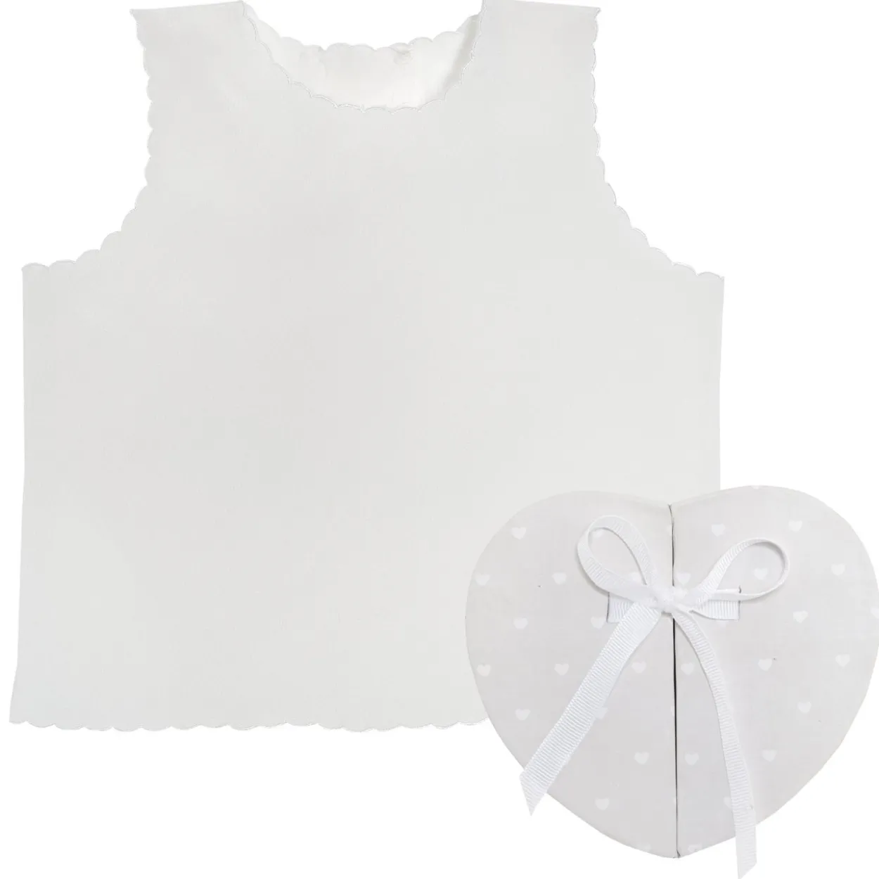 Set camicino nascita con scatola regalo