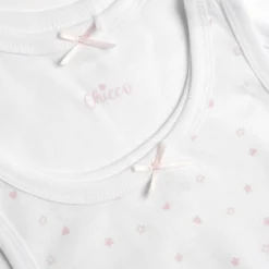Set canottiere intime con spalla larga e fiocchetto