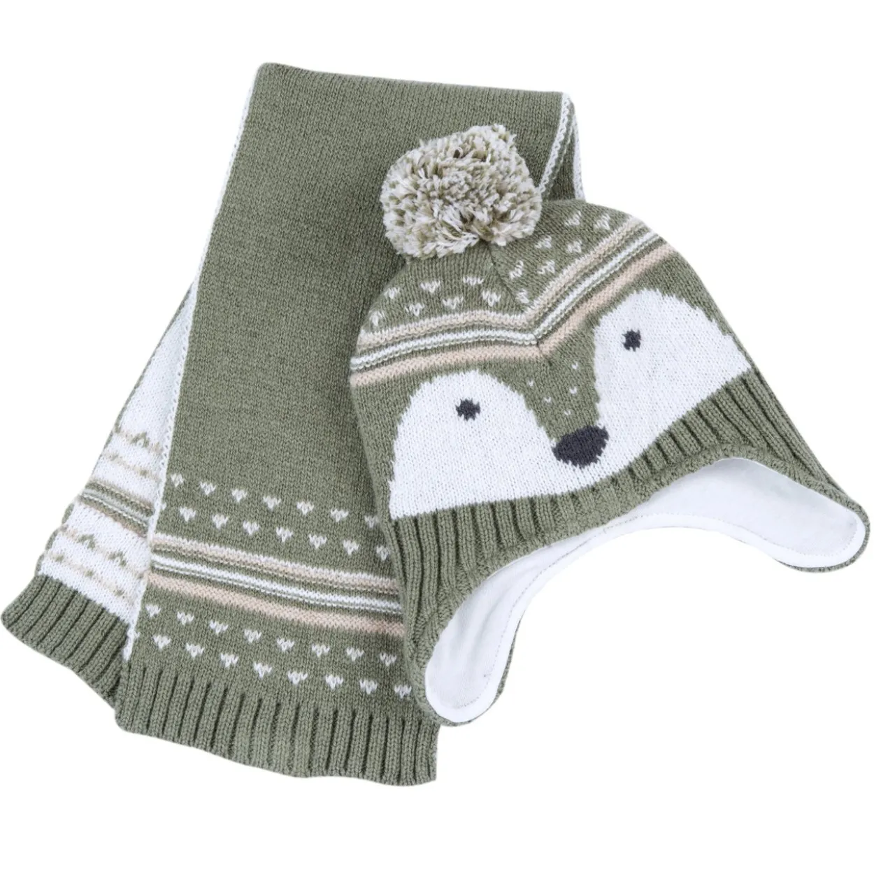 Set cappello con sciarpa