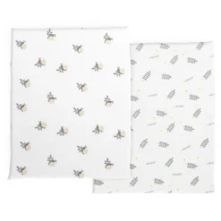 Set Lenzuola con angoli in Bambù per Next2Me Twins - 2pz