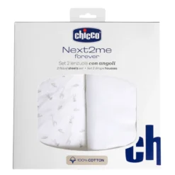 Set Lenzuola con angoli in Cotone per Next2Me Forever - 2pz