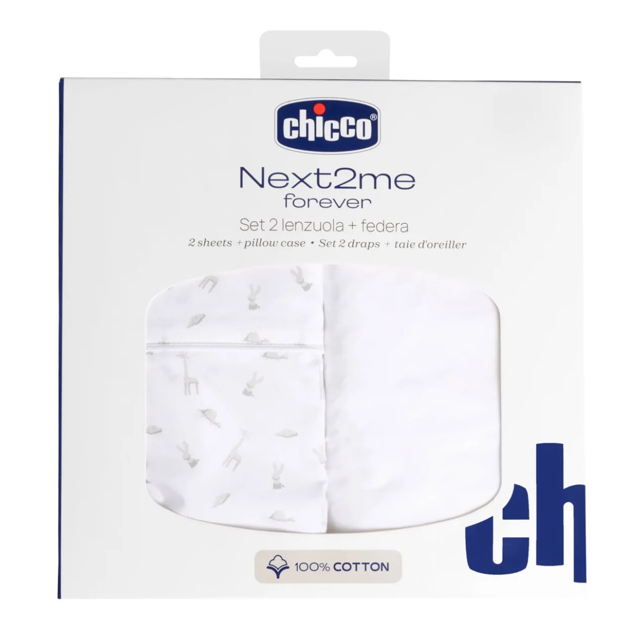 Set Lenzuola in Cotone per Next2Me Forever - 2pz e federa