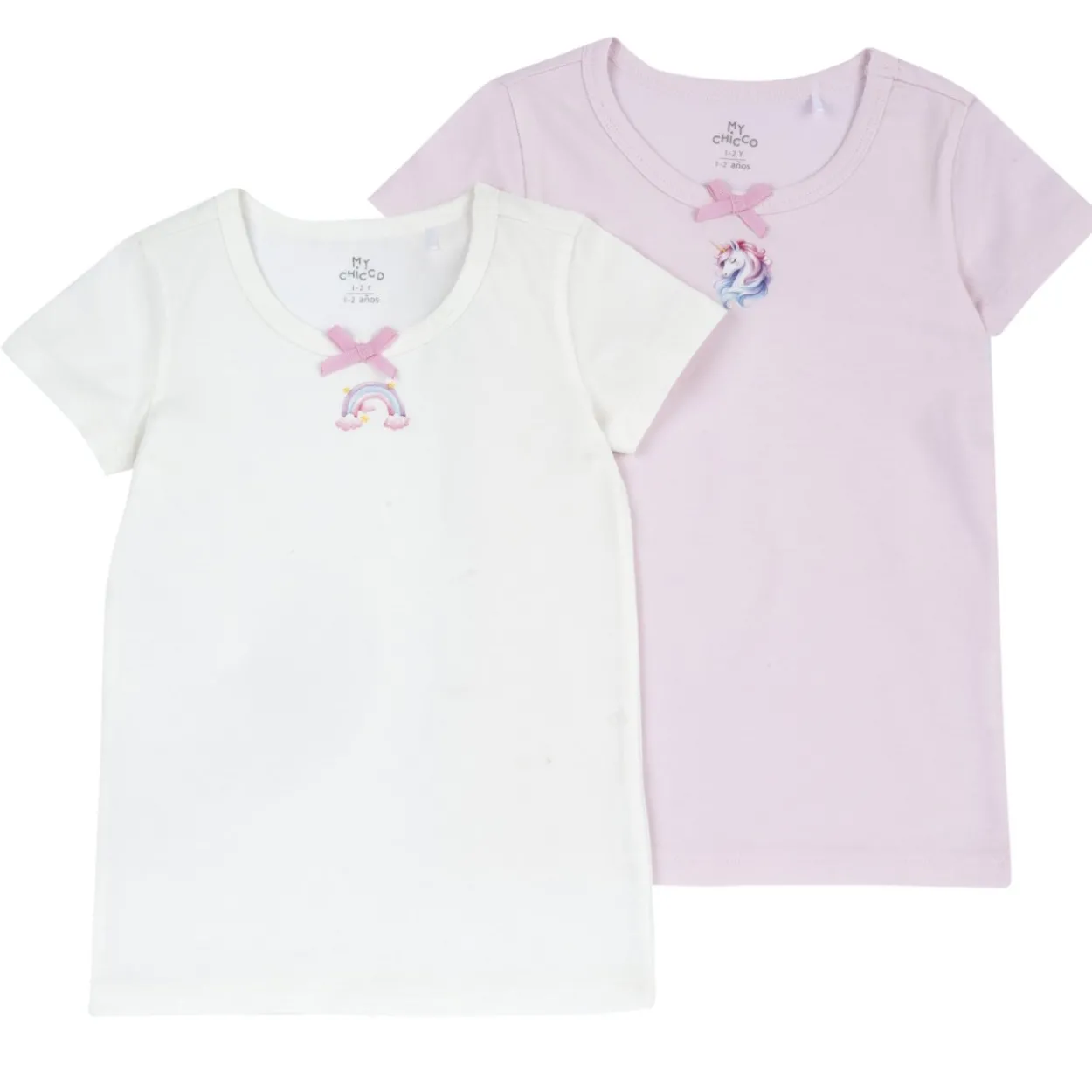 Set magliette intime manica corta