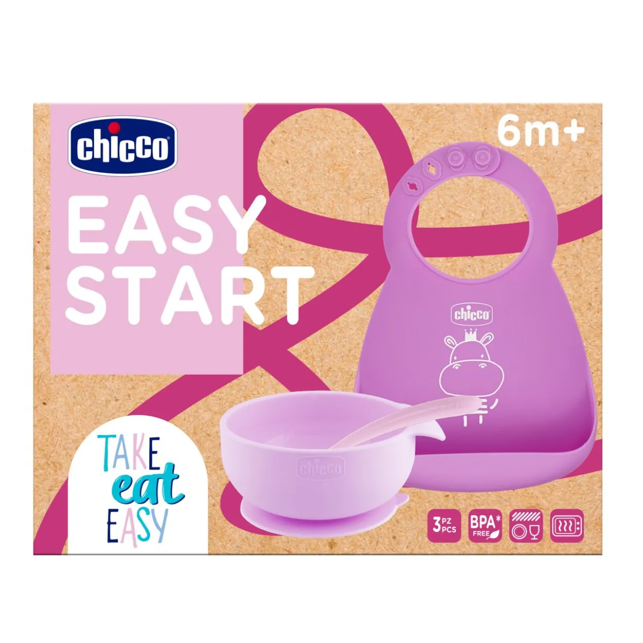 Set Pappa Easy Start in Silicone 6m+