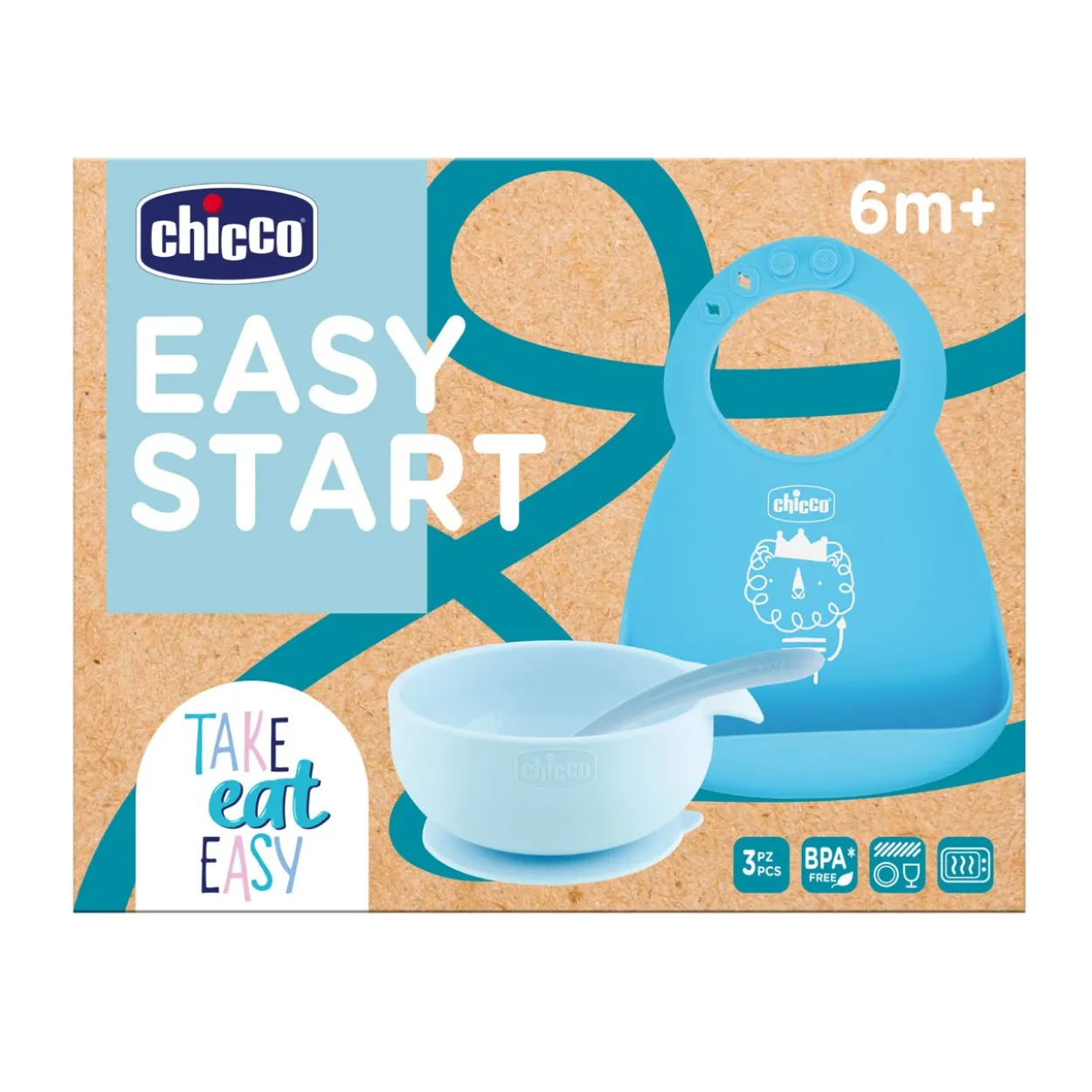 Set Pappa Easy Start in Silicone 6m+