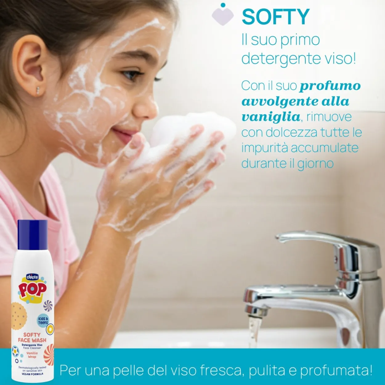 SOFTY DETERGENTE VISO VANIGLIA 150ML