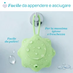 SPAZZOLA CORPO CON DISPENSER INTEGRATO