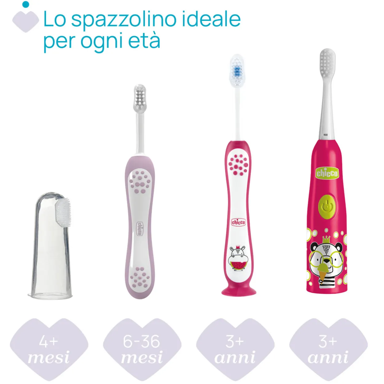Spazzolino elettrico 3 anni