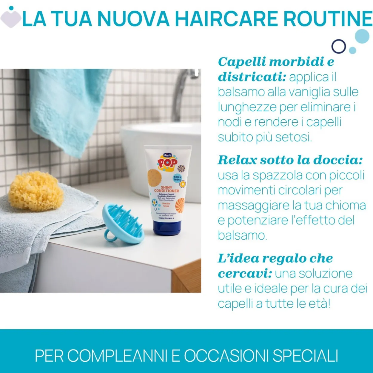 Tingly gift set - balsamo districante 150ml con spazzola massaggiante