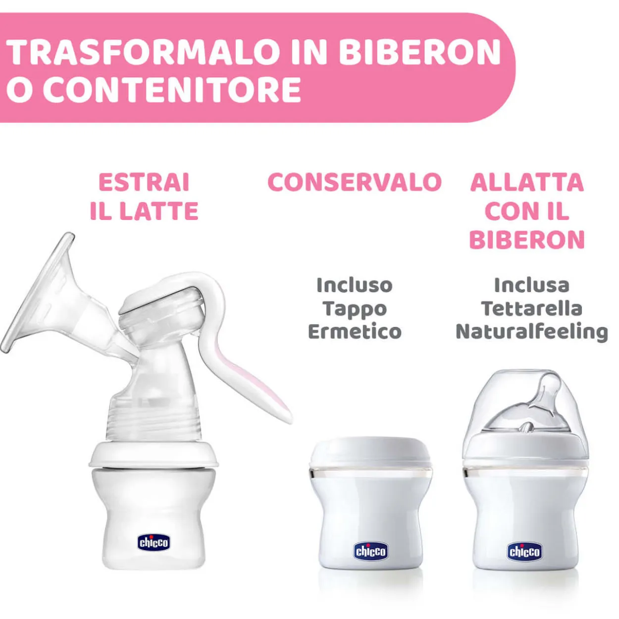 Tiralatte manuale NaturalFeeling