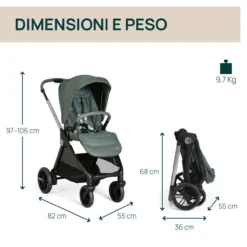 Trio Bellagio 2 Flexi con First Seat Recline