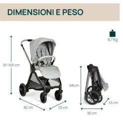 Trio Bellagio 2 Flexi con First Seat Recline