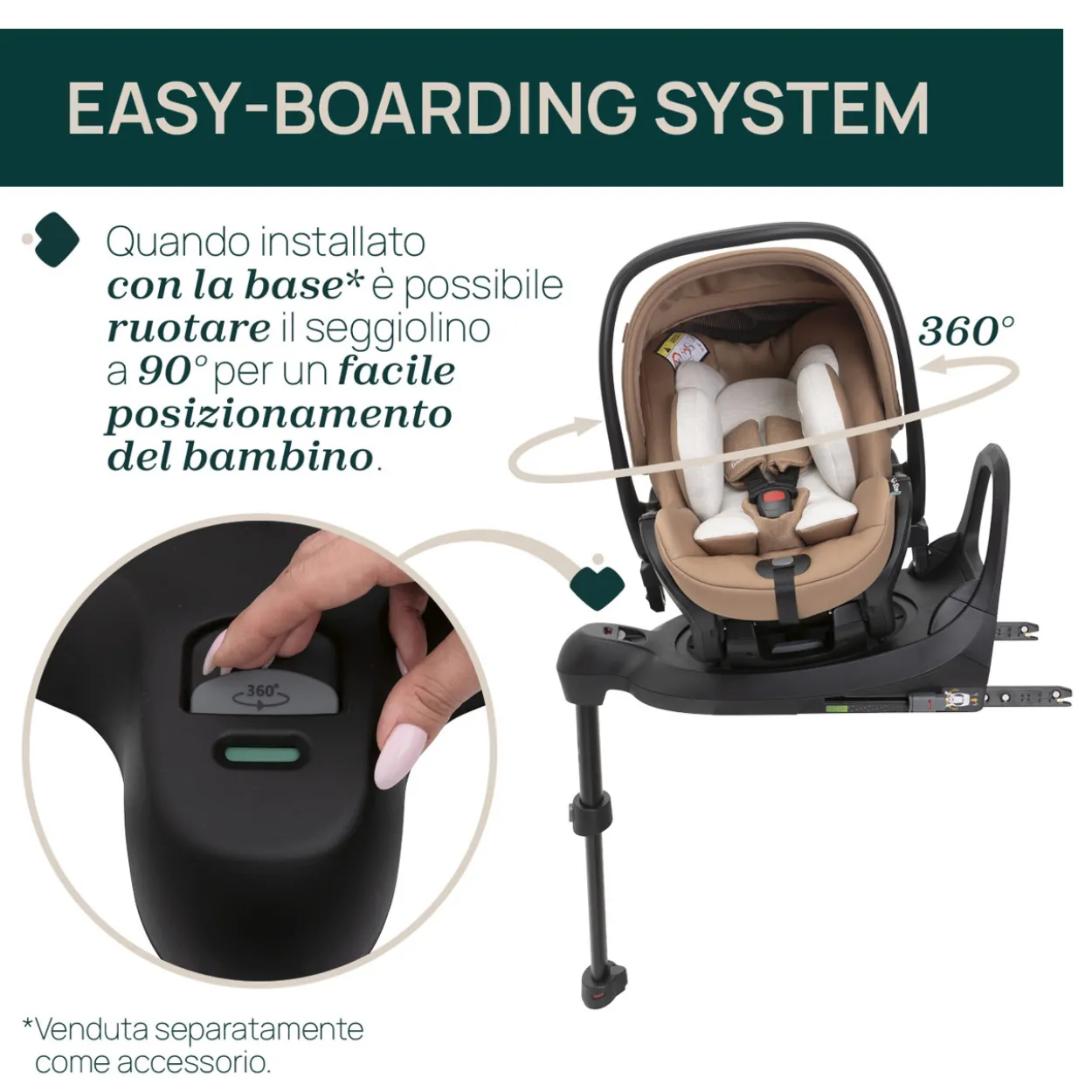 Trio Bellagio 2 Gran Comfort con First Seat Recline