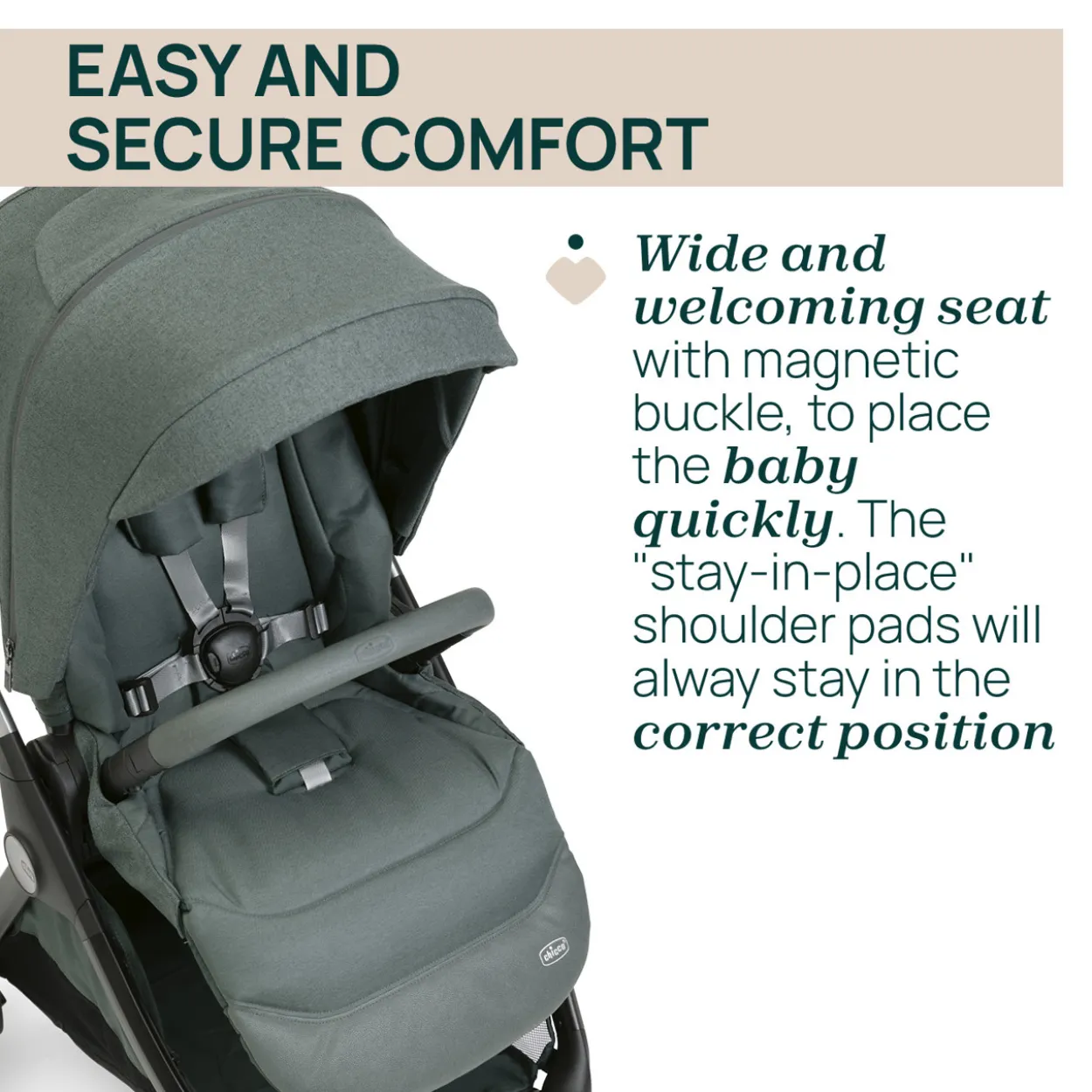 Trio Bellagio 2 Gran Comfort con First Seat Recline