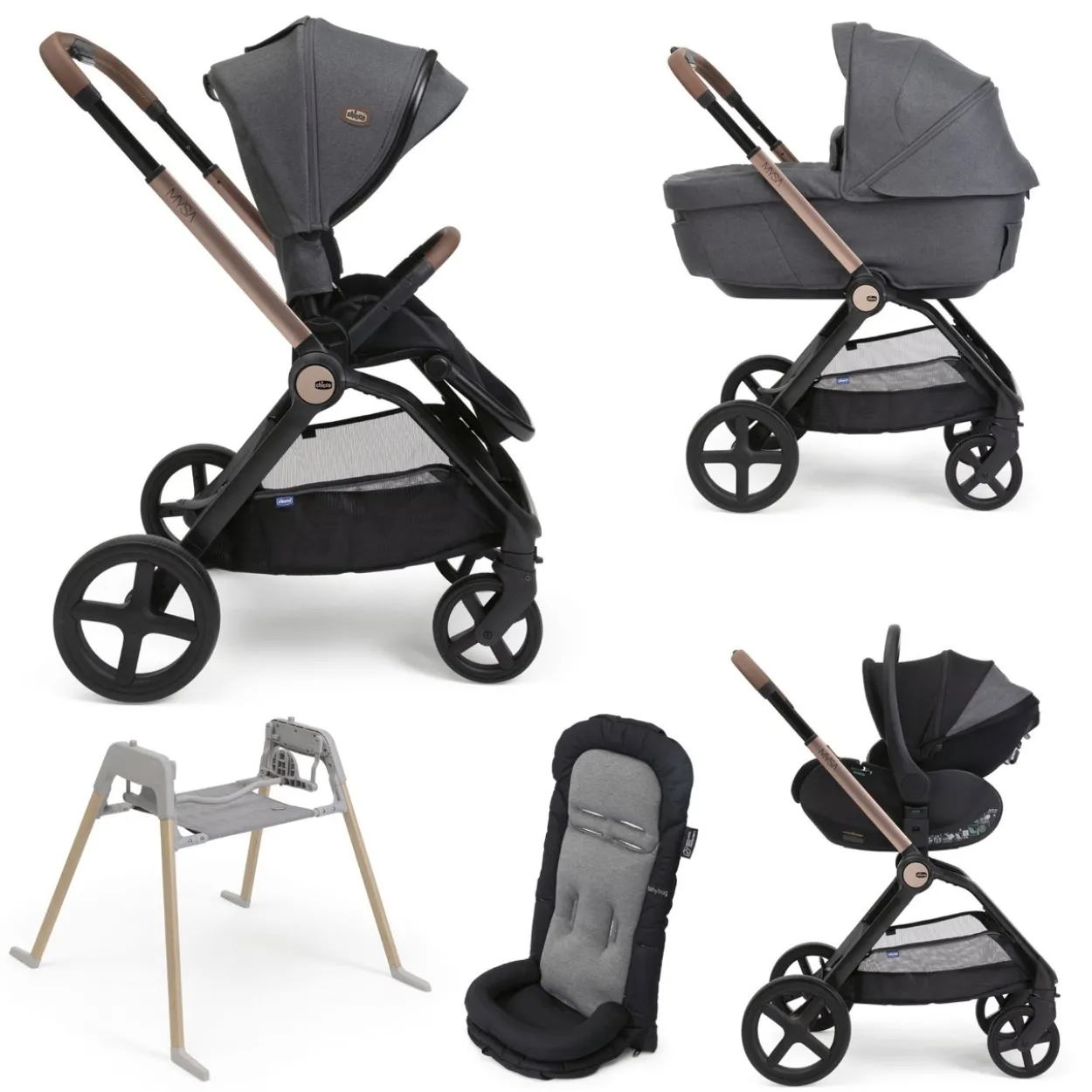 Trio Mysa Gran Comfort con First Seat Recline e Lullaglide