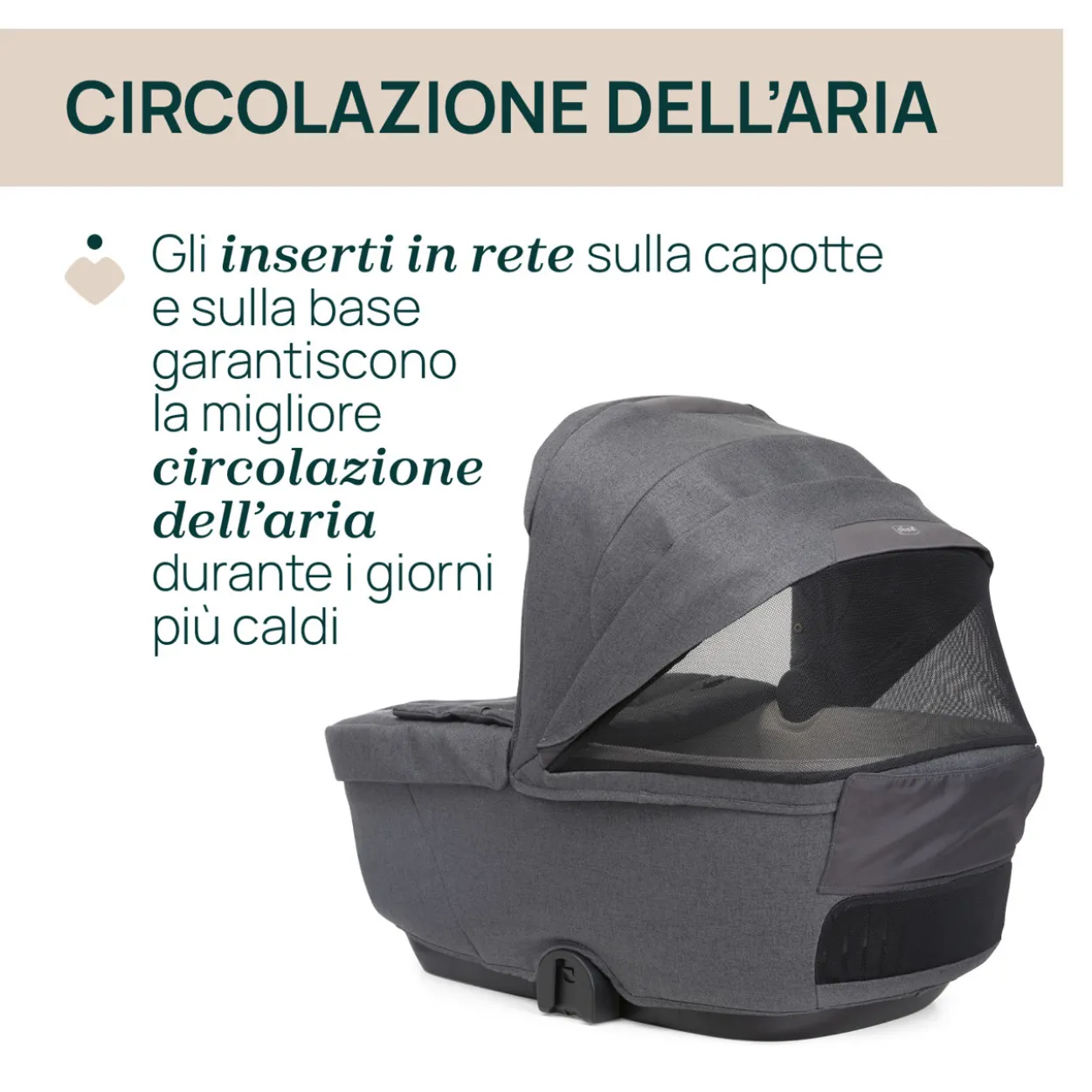 Trio Mysa Gran Comfort con First Seat Recline e Lullaglide