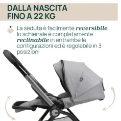 Trio Mysa Gran Comfort con First Seat Recline e Lullaglide