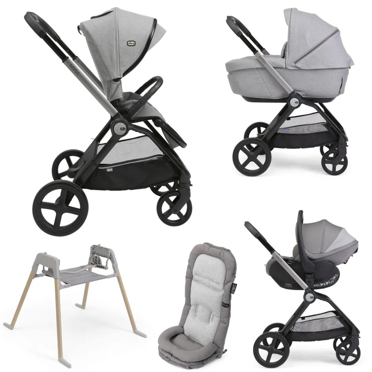 Trio Mysa Gran Comfort con First Seat Recline e Lullaglide
