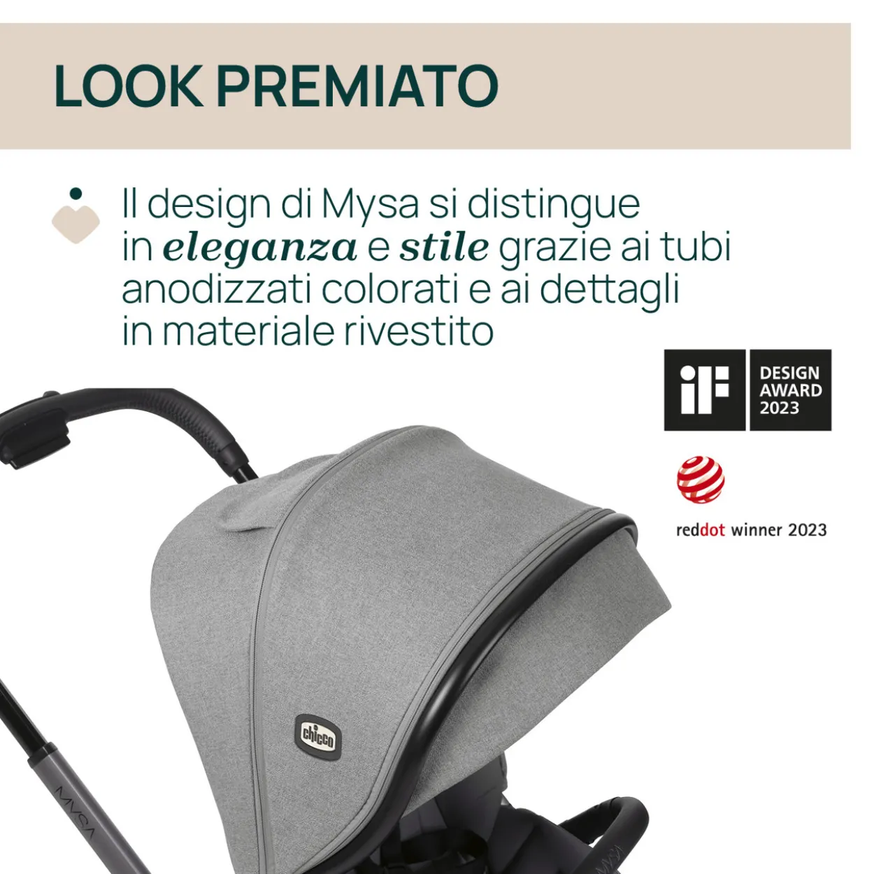 Trio Mysa Gran Comfort con First Seat Recline e Lullaglide