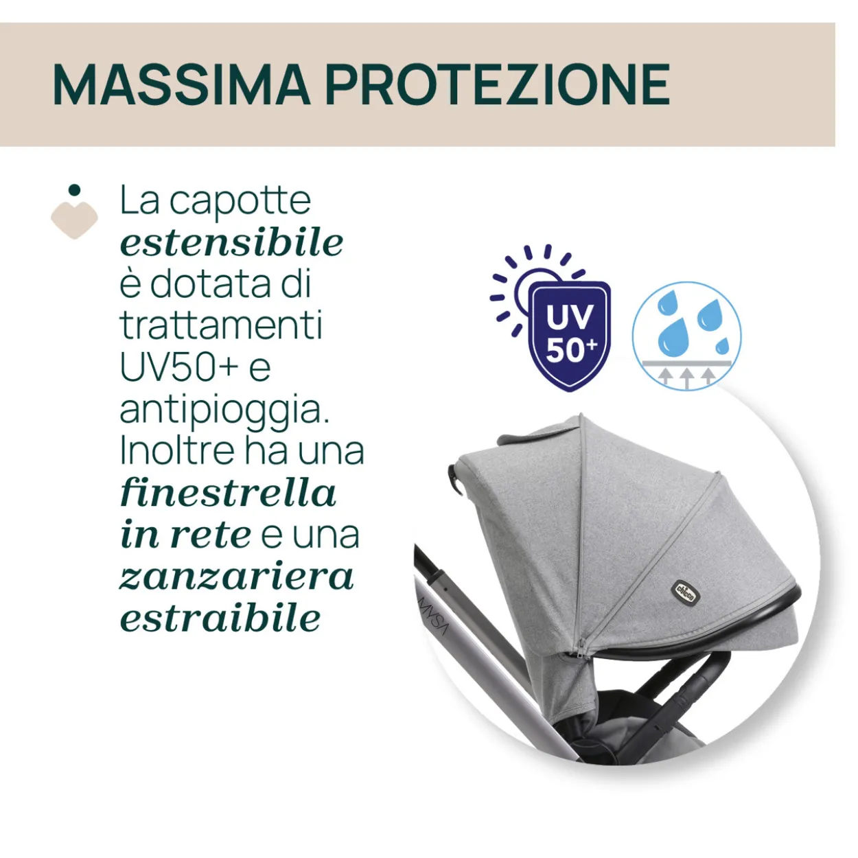 Trio Mysa Gran Comfort con First Seat Recline e Lullaglide