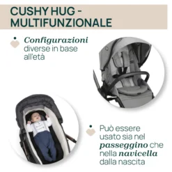 Trio Mysa Gran Comfort con First Seat Recline e Lullaglide