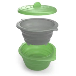 Vaporiera in silicone pieghevole