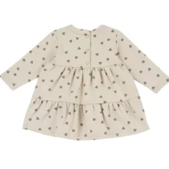 Vestito manica lunga con balze