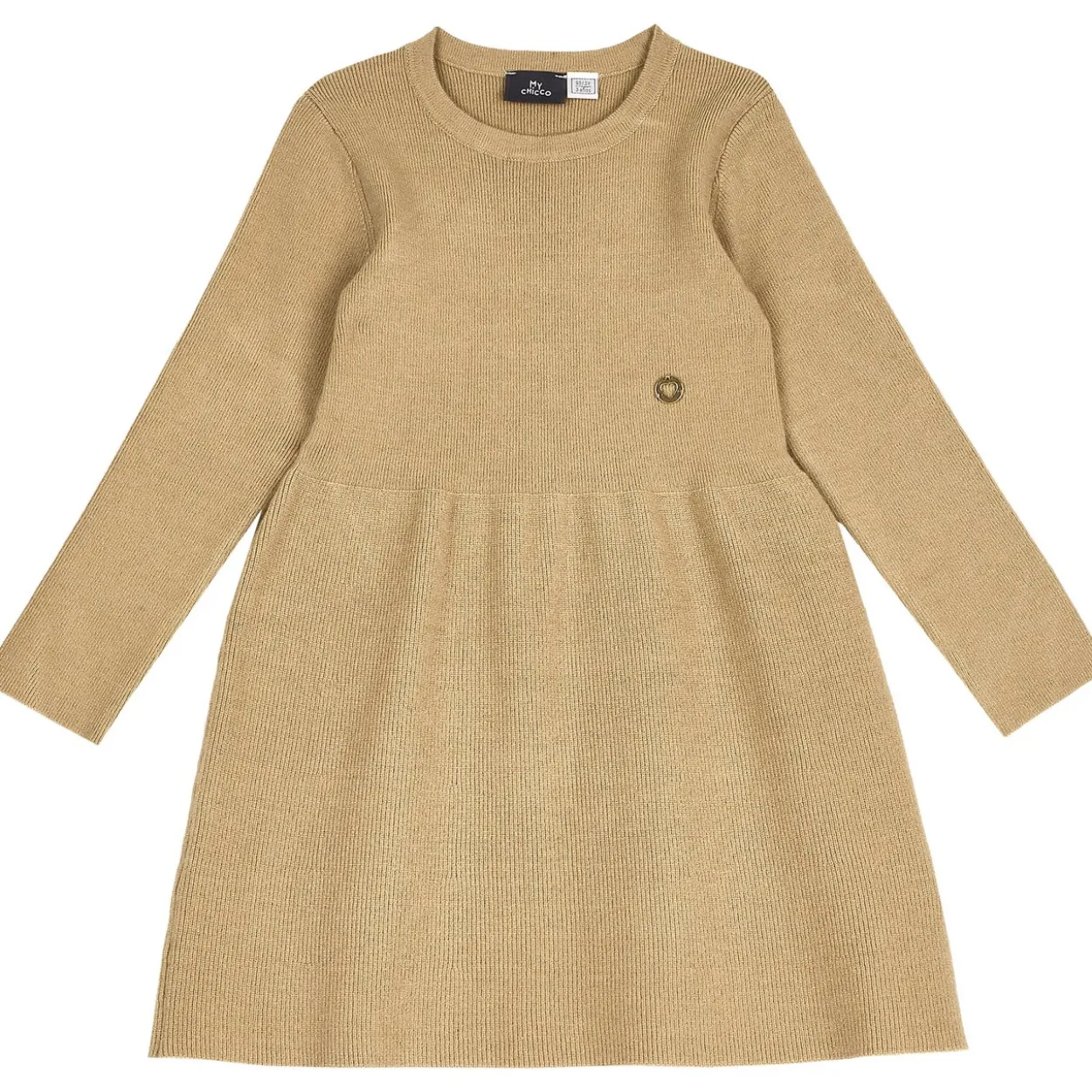 Vestito manica lunga in maglia