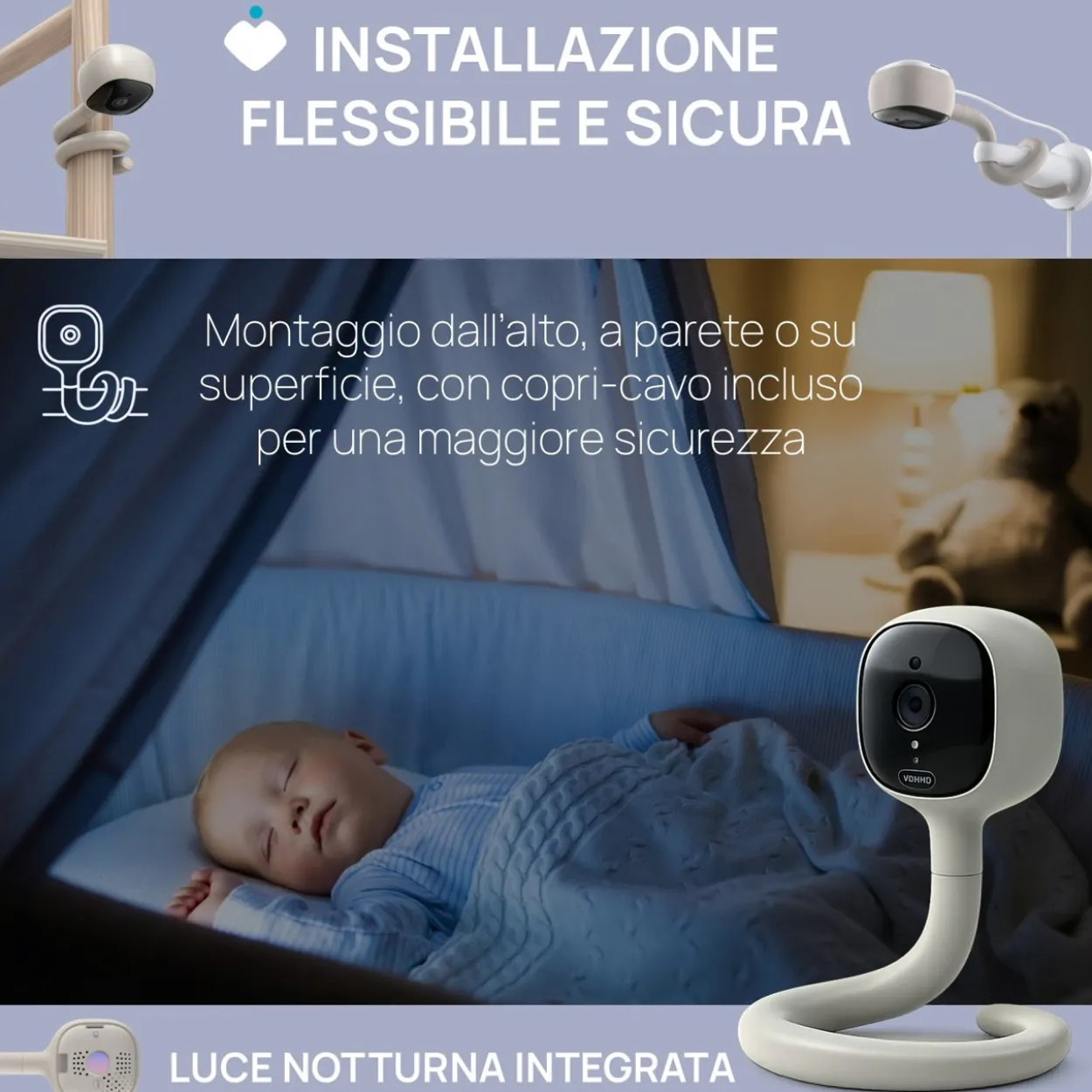 Video Baby Monitor WI-FI – Smart AI