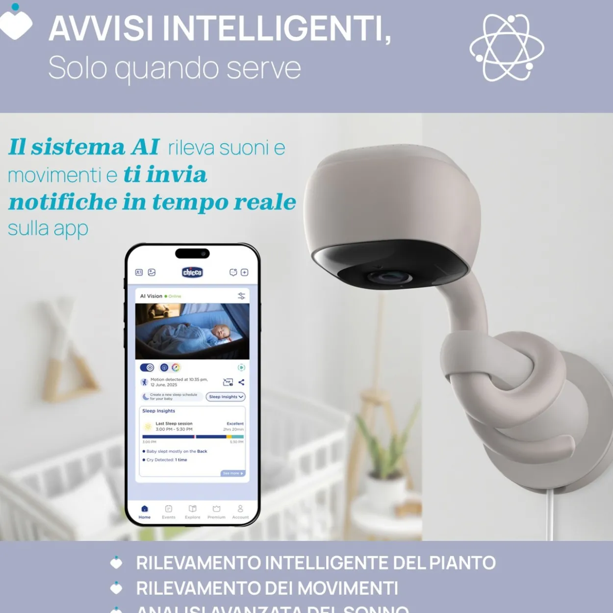 Video Baby Monitor WI-FI – Smart AI